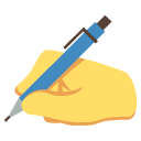 writing hand